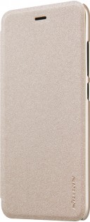 Чехол книжка Nillkin Sparkle Leather SP-LC XM для смартфонов Xiaomi Mi 6 Gold